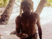 Abdulla at our door with birth gift